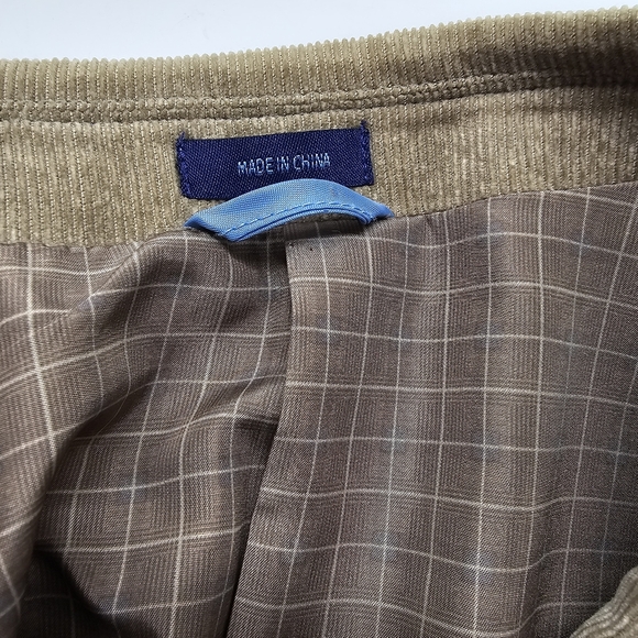 Made By Cam Newton Cordoroy Blazer Sport Coat 100% Cotton Double Vent Brown 42R - Picture 5 of 7